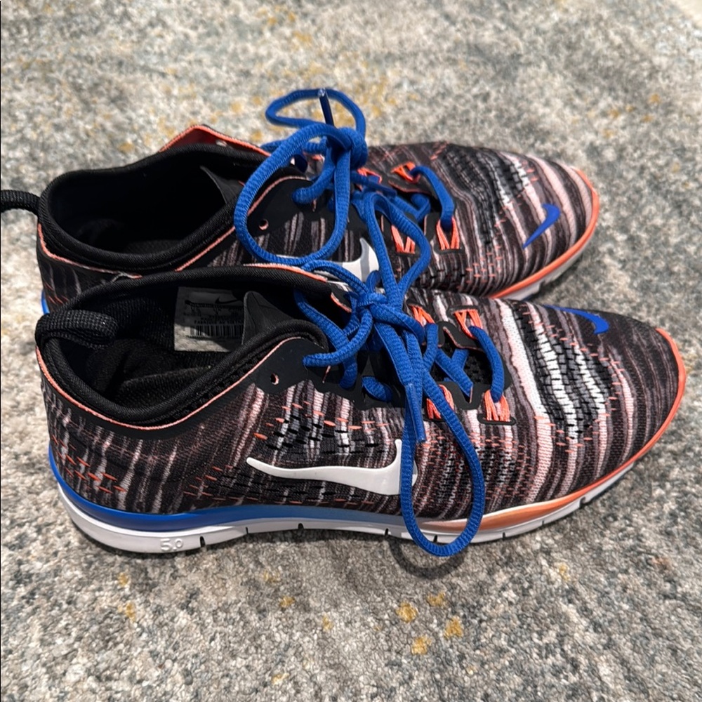 Nike Athletic Shoes - Black, Blue, Orange - Picture 4 of 5